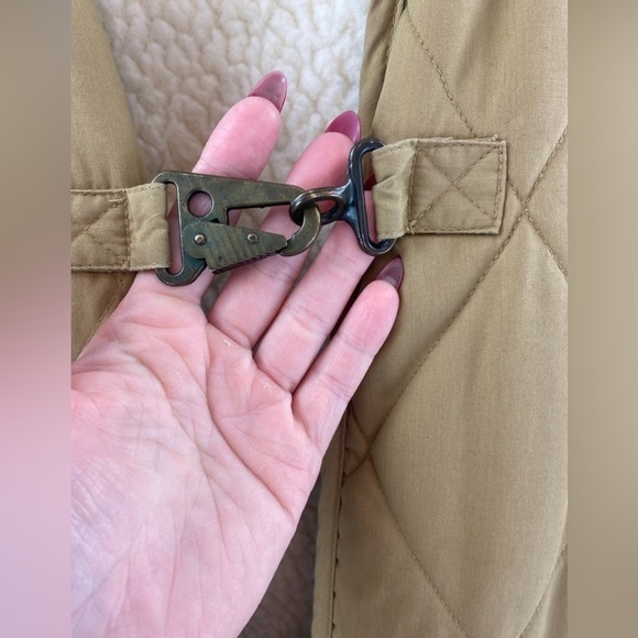 Quilted 2 in 1 Sherpa Women's Jacket & Vest - Picture 2 of 16